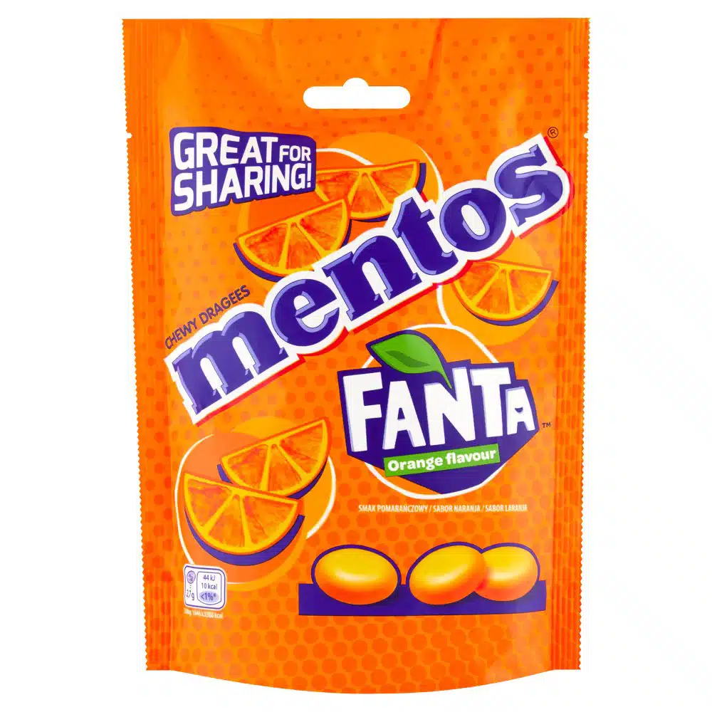 Жевательные драже Mentos Fanta 160g