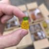 Жевательные фрукты с начинкой Ананасы 4D Jelly Candies 1кг