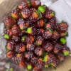 Жевательные фрукты с начинкой Виноград 4D Jelly Candies 1кг